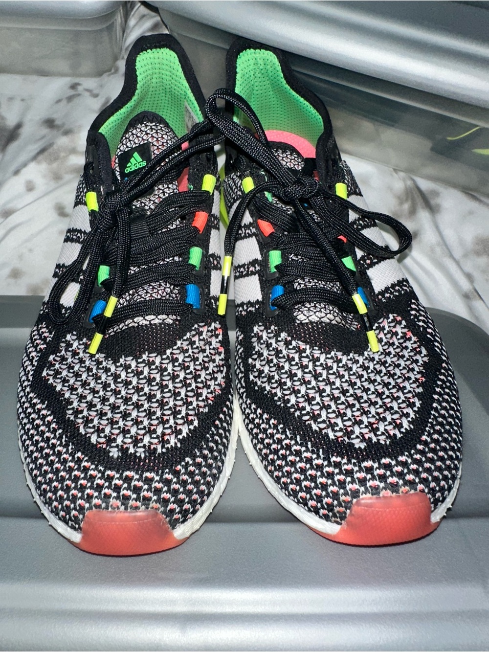 adidas Women’s Black Knit Cosmic Boost Climacool Sneakers